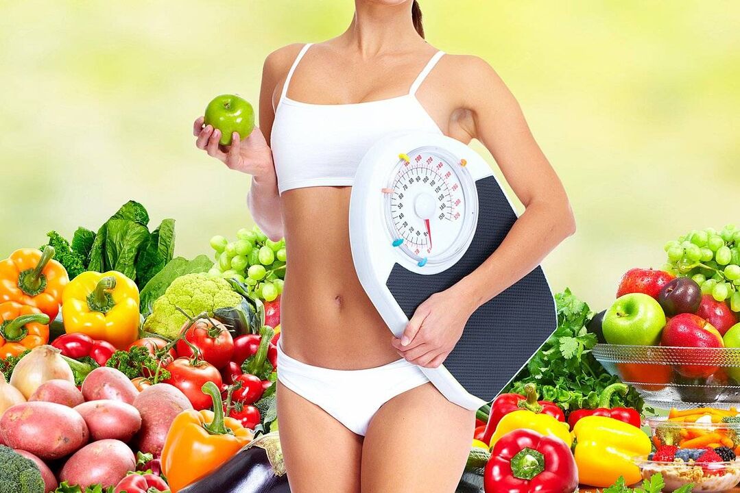 овочі та фрукти для схуднення